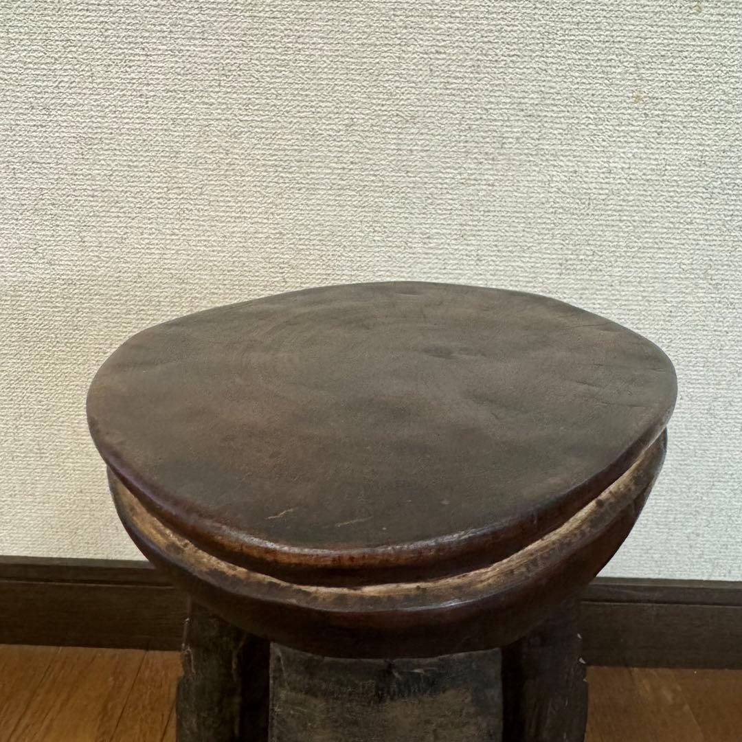 アフリカ ブルキナファソ ヌヌマ族 スツール 民藝 椅子 古道具 ビンテージ