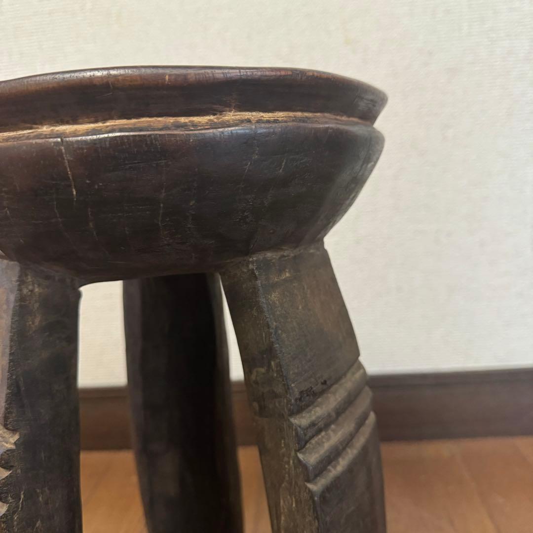 アフリカ ブルキナファソ ヌヌマ族 スツール 民藝 椅子 古道具 ビンテージ