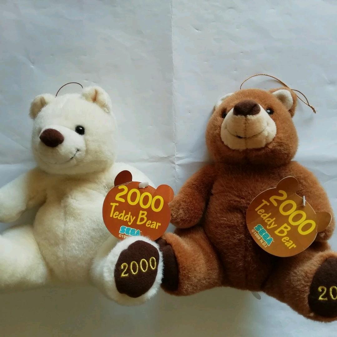 【レア】【タグ付】【非売品】64:ペア テディベア -  ぬいぐるみ