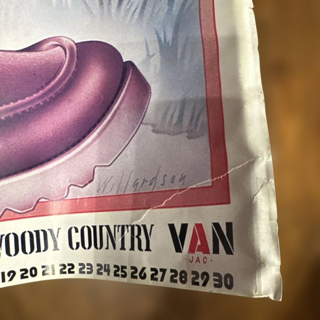WOODY COUNTRY VAN ポスター 大判1975年式