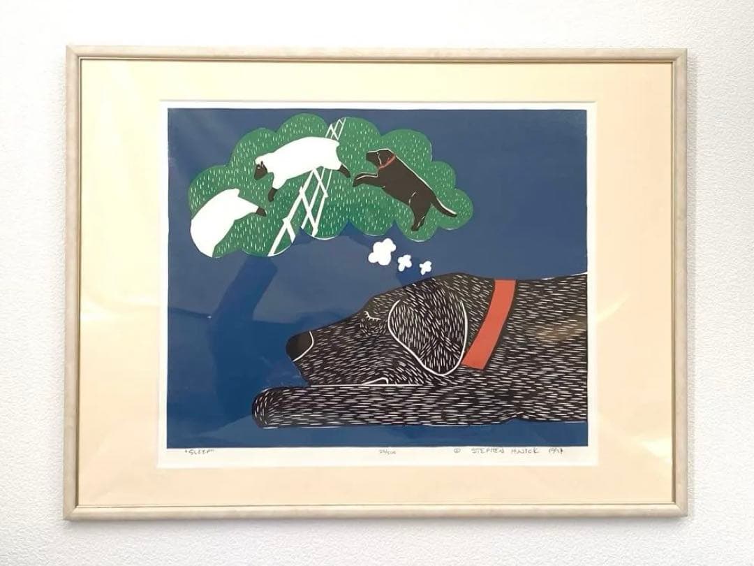 スティーヴン・ヒューネック ステファン・ヒューネック 版画 題 SLEEP