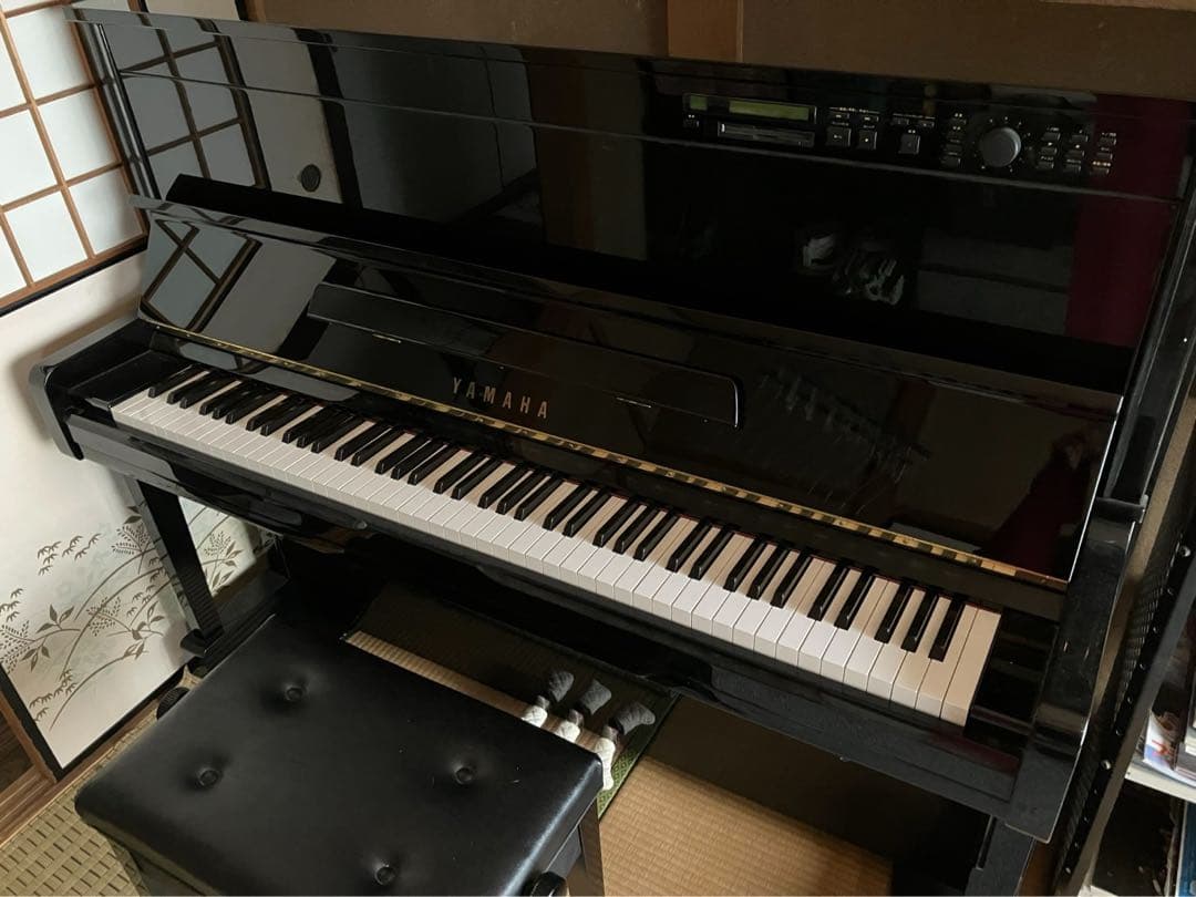 YAMAHA アップライトピアノ 黒