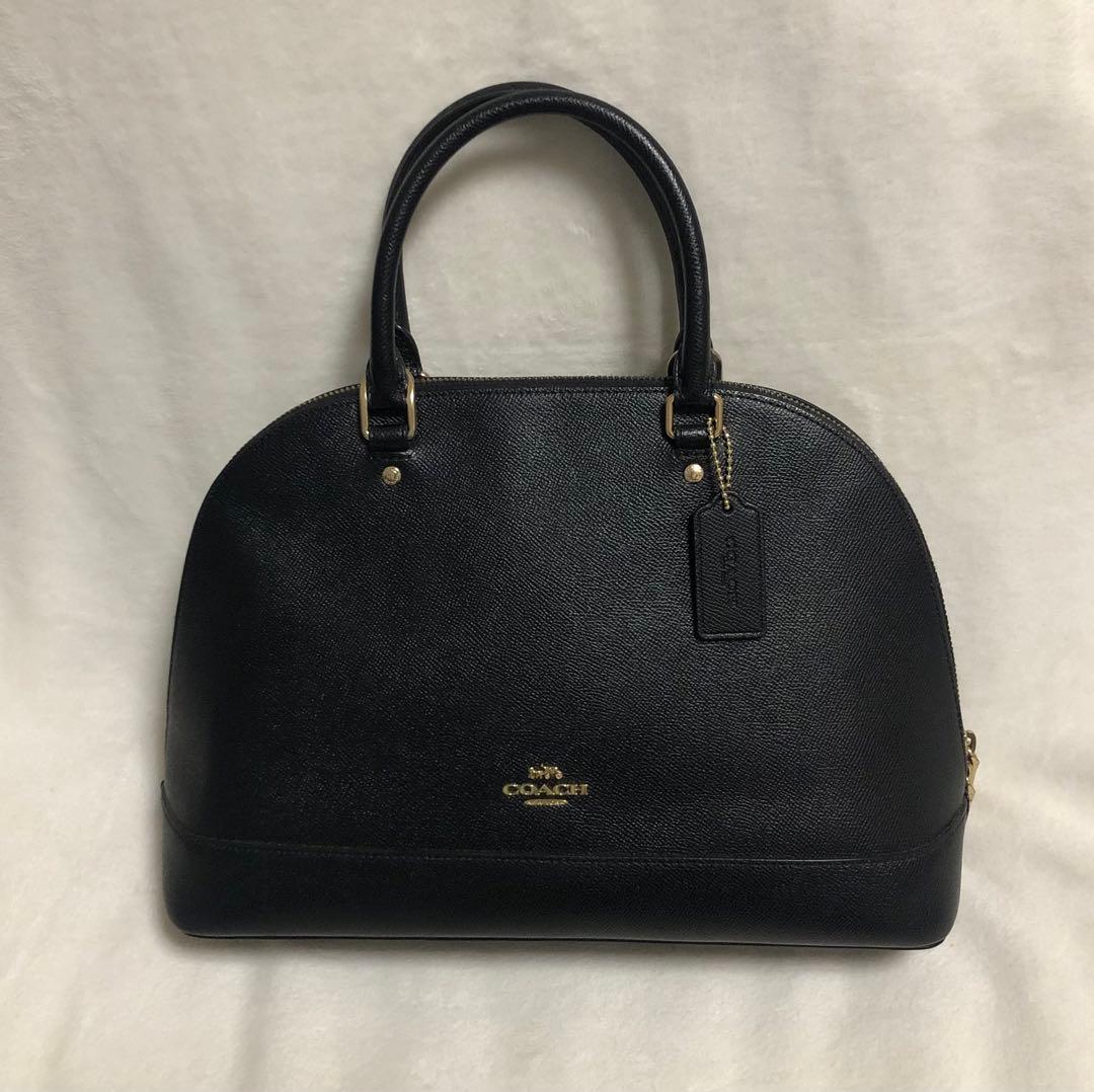 美品 COACH コーチ シエラ サッチェル ハンドバッグ 上質本格レザー 良品