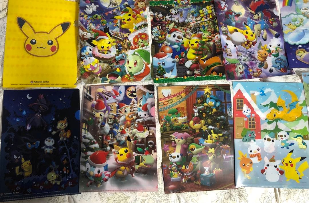【バラ売可】ポケモンセンター　限定ほか68種　クリアファイル　専用フォルダ2種