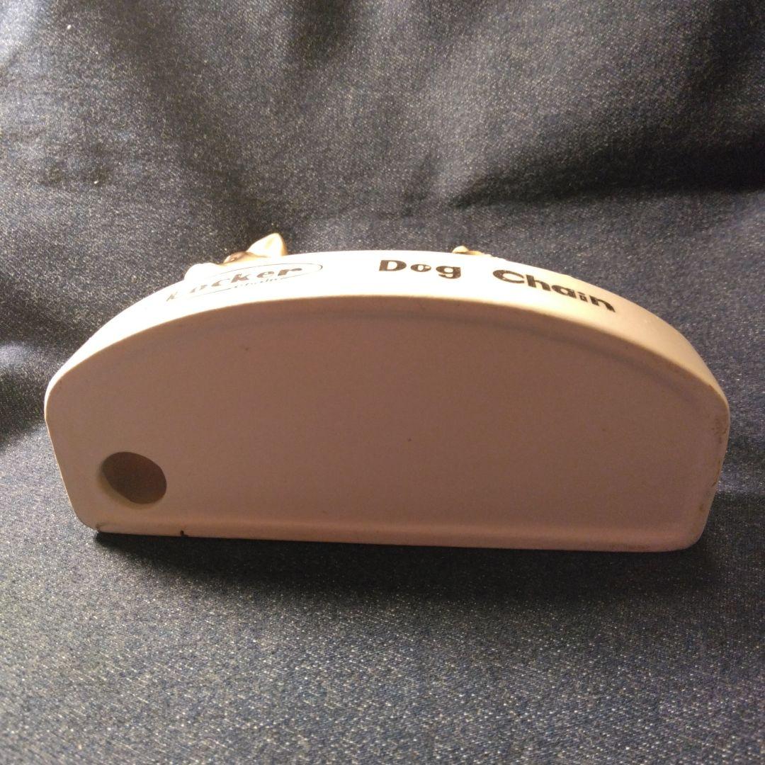 昭和レトロ　リード　 陶器製犬の置物ノベルティ　シユナウザー　当時物