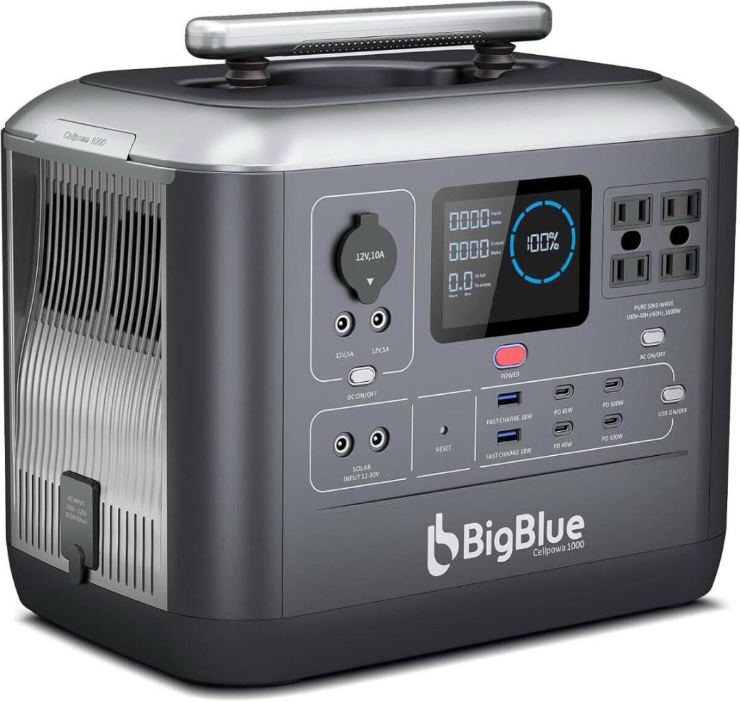 Bigblue ポータブル電源 Cellpowa1000 非常用バッテリー