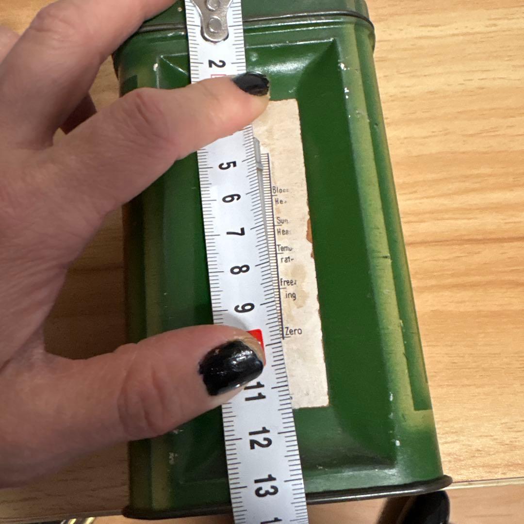 ヴィンテージ ライオンズ グリーンラベルティー 広告缶 - 温度計