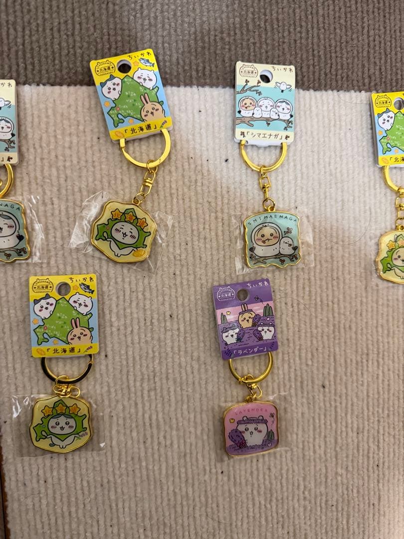 ご当地ちいかわ、ぬいぐるみキーホルダー 10個セット