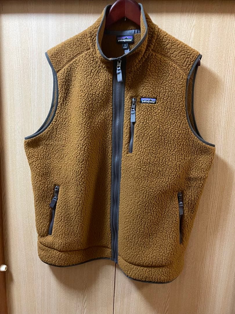 【美品】パタゴニア レトロパイルベスト ブラウン XLサイズ