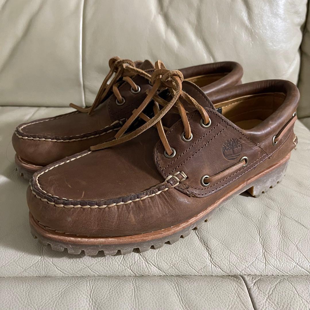 ティンバーランド 3eye スリーアイボートシューズ 26cm ブラウン