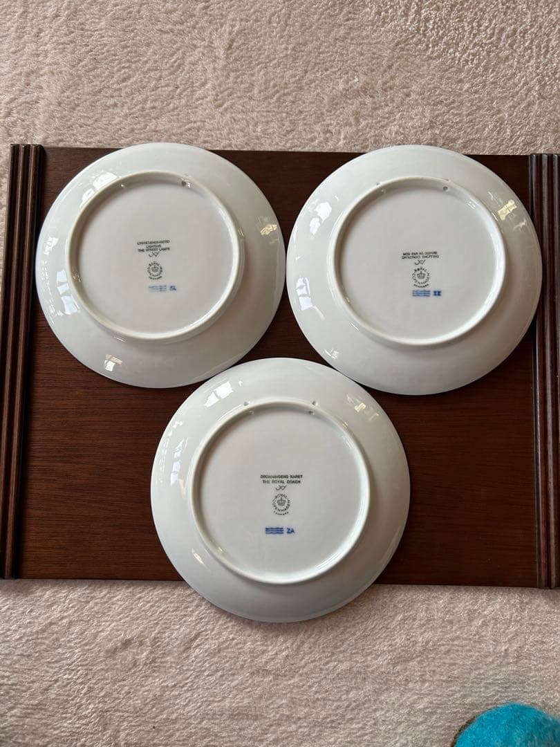ロイヤルコペンハーゲンプレート 3枚セット 1992・1994・1996年