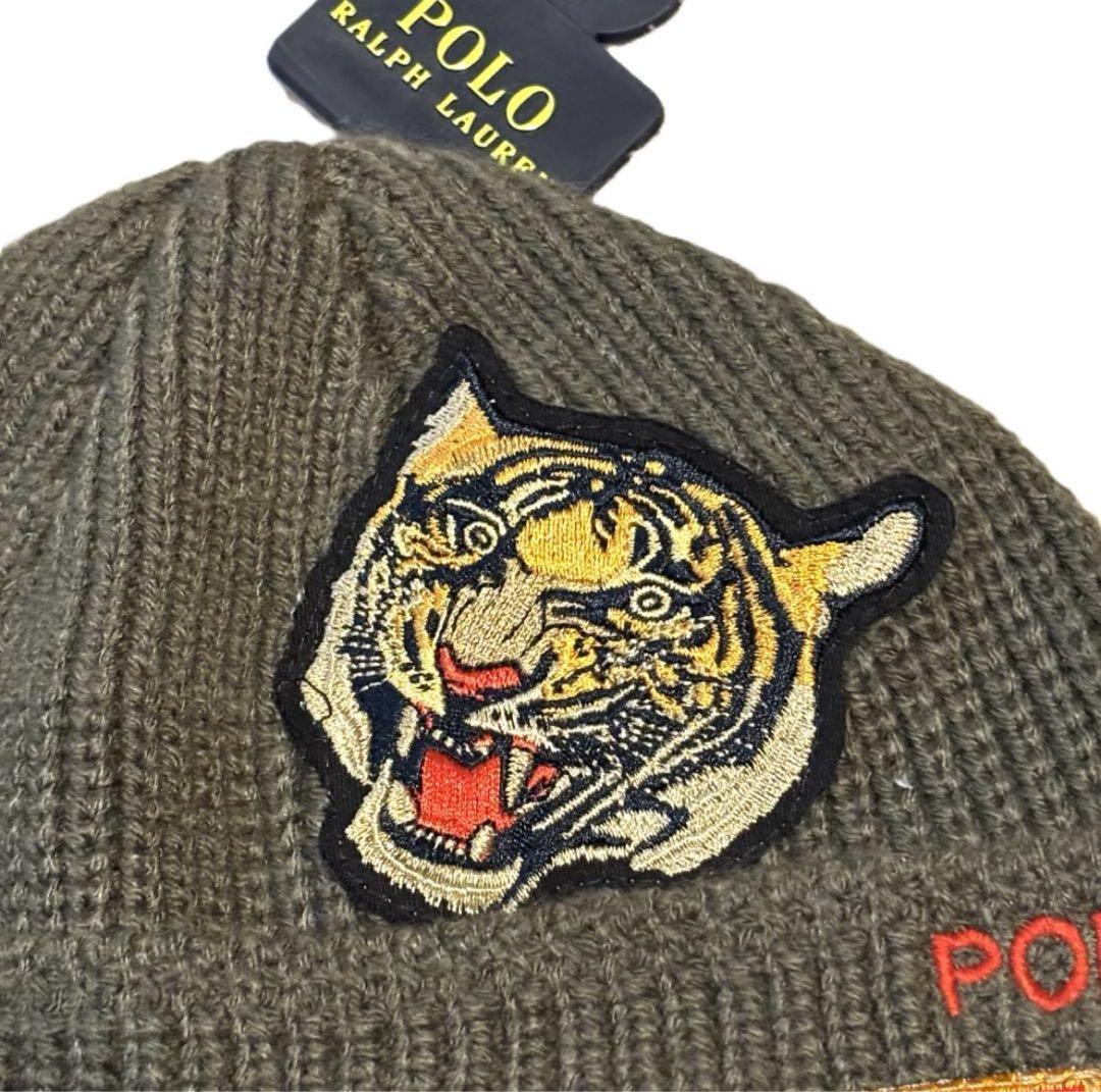 Polo Ralph Lauren ニット帽 オリーブグリーン
