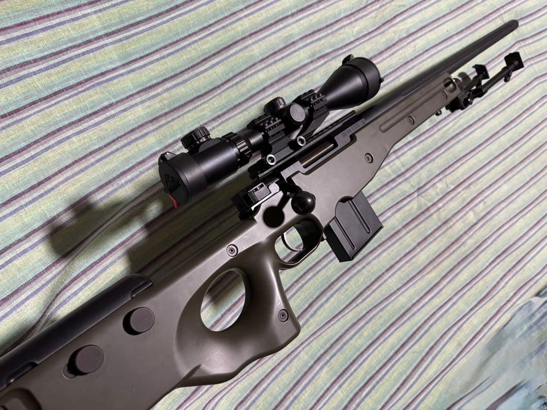 東京マルイ L96 AWS カスタムバレル 3-9×59スコープ＆バイポッド
