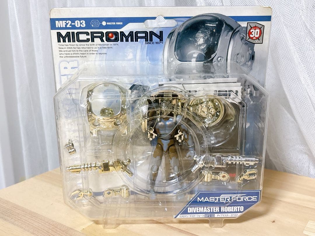 未開封 ミクロマン マスターフォース ダイブマスター ロベルト 1/18