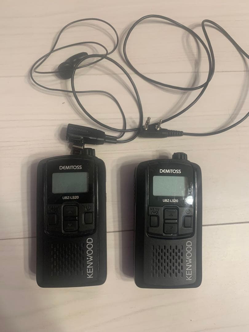 KENWOOD UBZ-LS20 トランシーバー 2台　イヤフォン1個付き