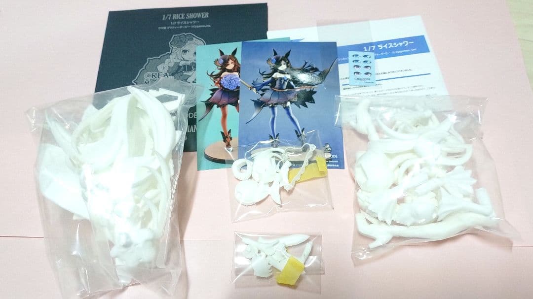CREA MODE ライスシャワー ガレージキット ウマ娘 未組立未塗装　開封済