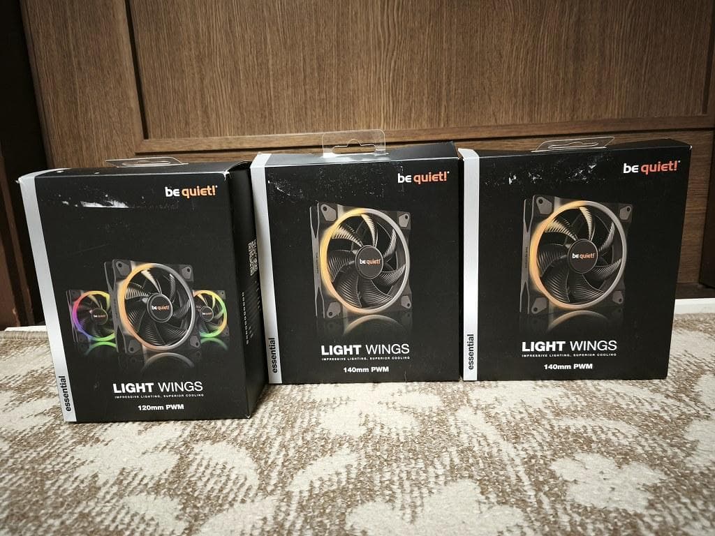 美品 be quiet! RGBファン 5個セット LIGHT WINGS