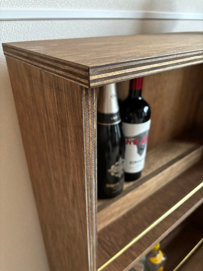 バーシェルフ（ウイスキーラック）W653 D215 H870