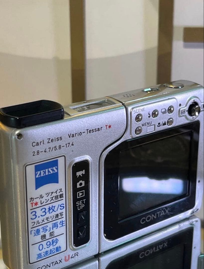 CONTAX U4R ブラック 動作品 ツァイスT＊レンズ