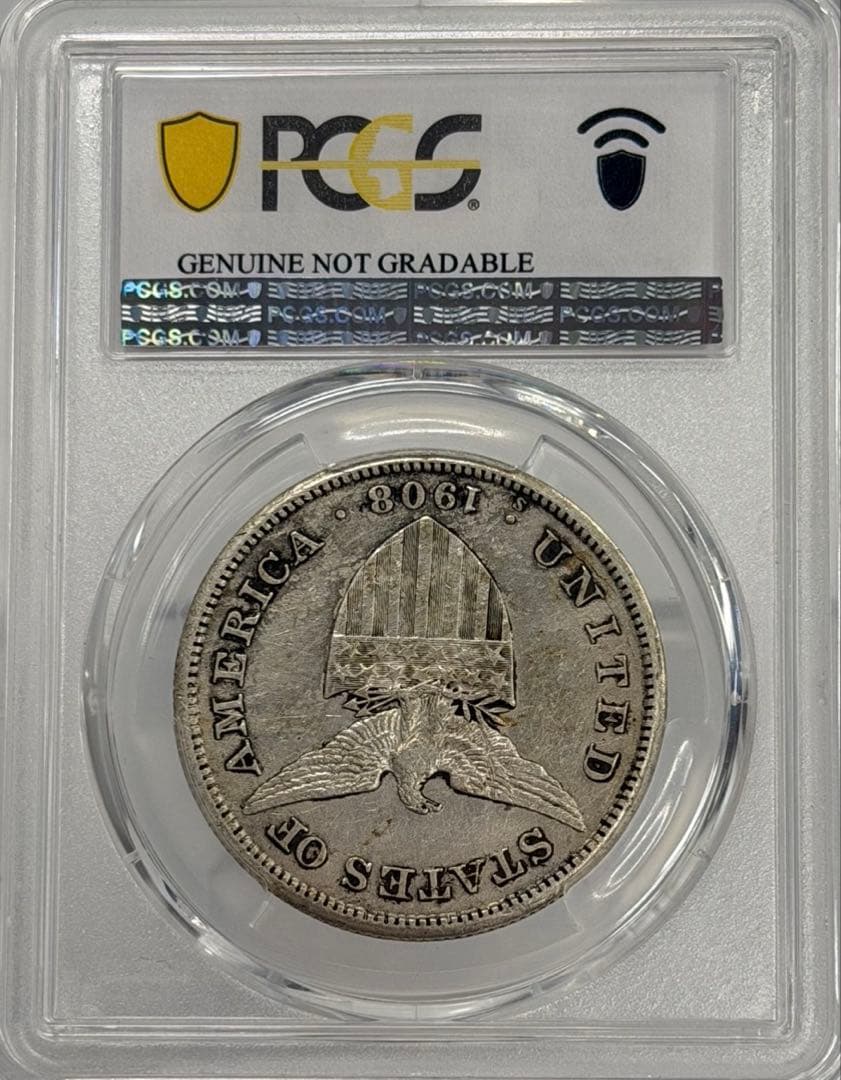 1908-S年 アメリカ領フィリピン女性立像 火山乙女銀貨 PCGS認定