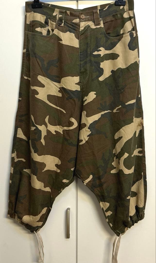 y's for men ヨウジヤマモト 迷彩 ミリタリー サルエルパンツ