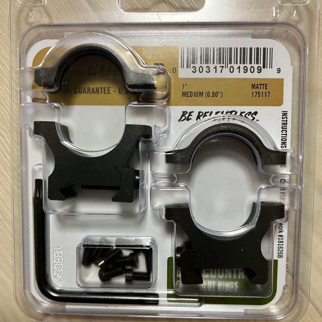 リューポルド スコープリング 1インチ クロススロット(ウィーバースタイル)