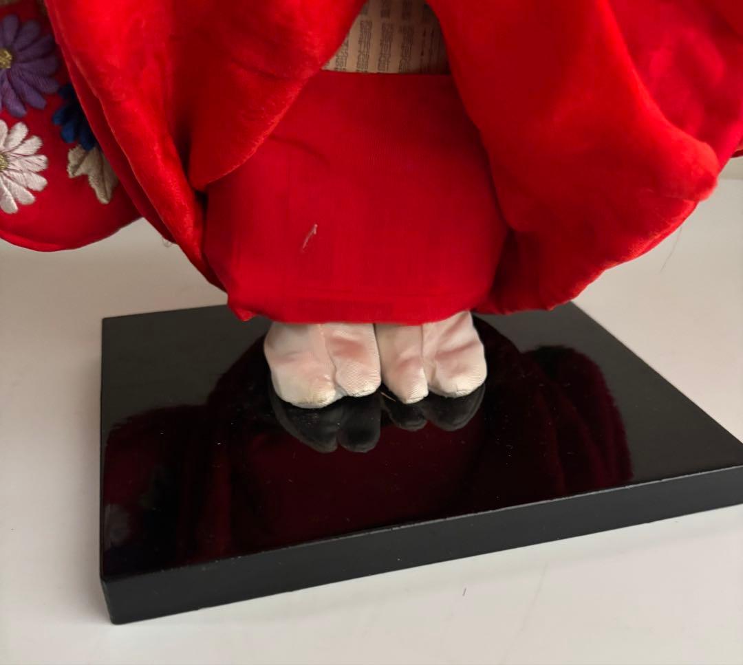 市松人形 まつ毛　睫毛　東光？　アンティークドール