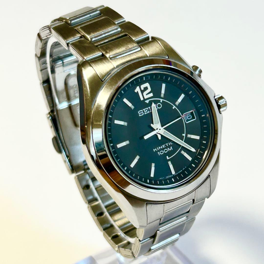 【希少/美品/稼働】SEIKO KINETIC 100M 5M62-0CM0