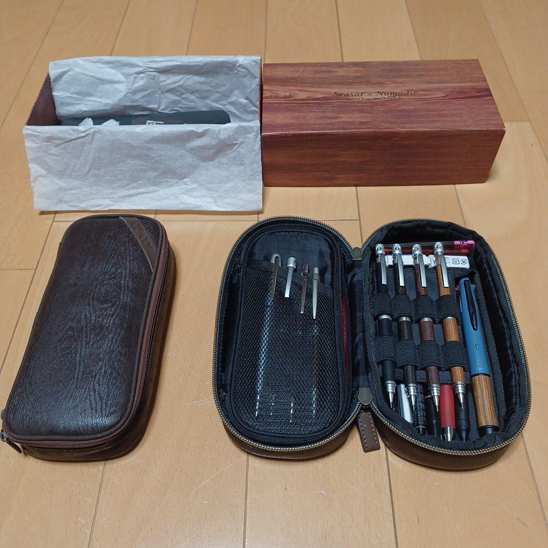 しーさー✕ノーマディックシークレットエグゼクティブペンケース　ブラウン