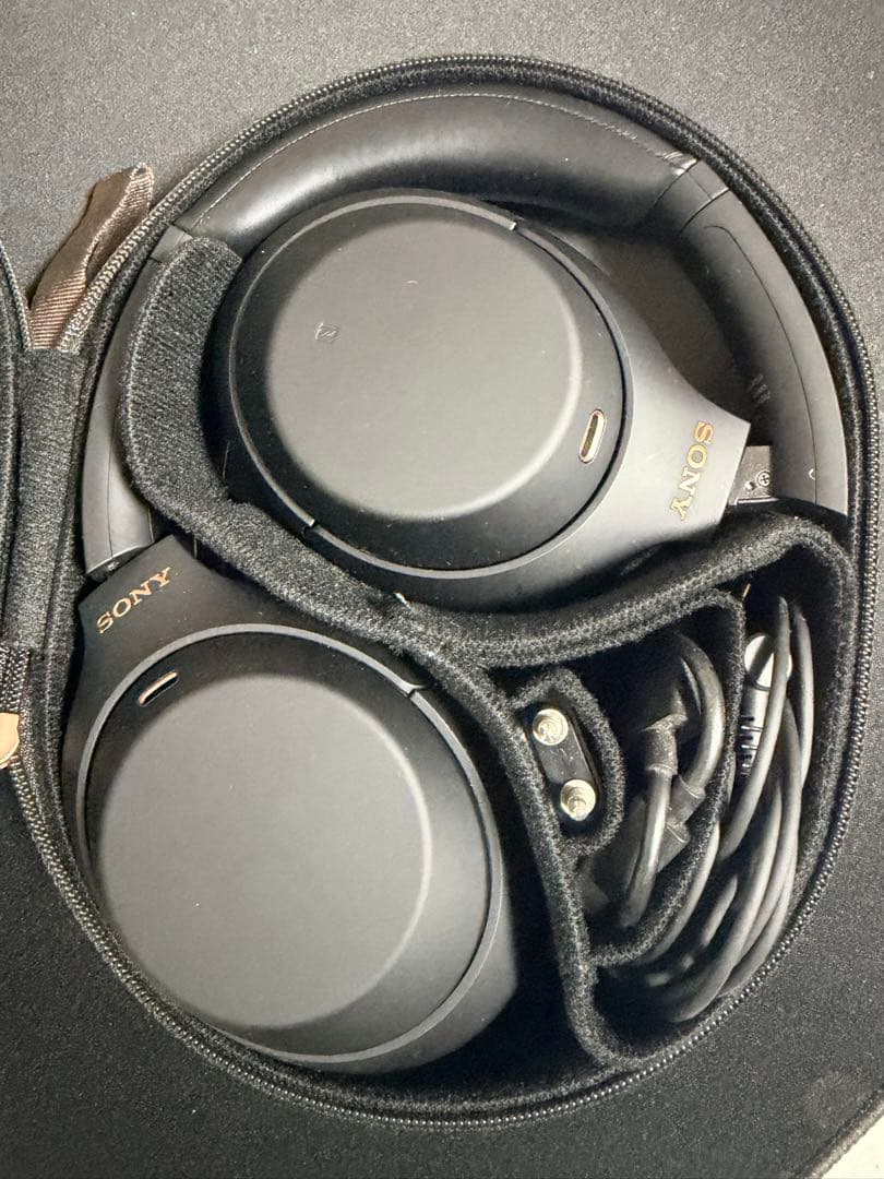 WH-1000XM4 ブラック LDAC, ノイズキャンセリング 30時間再生