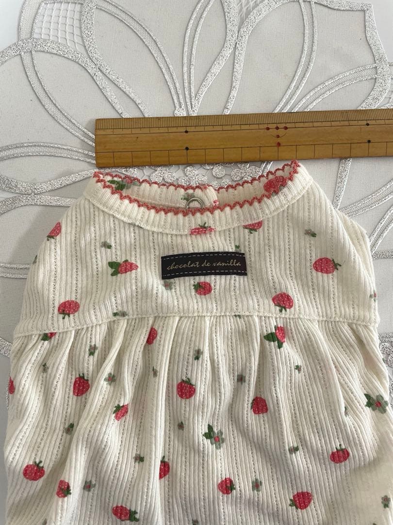 アトリエgg ストロベリー柄ワンピース