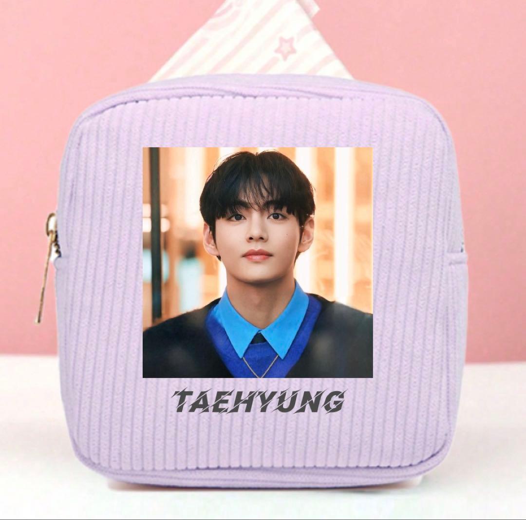 BTS taehyung テヒョン　テテ ポーチ14cm