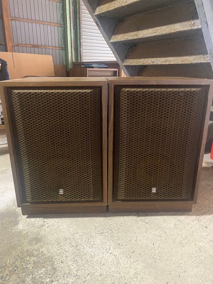 Columbia コロムビア レコードプレーヤーとスピーカーセット　アンティーク