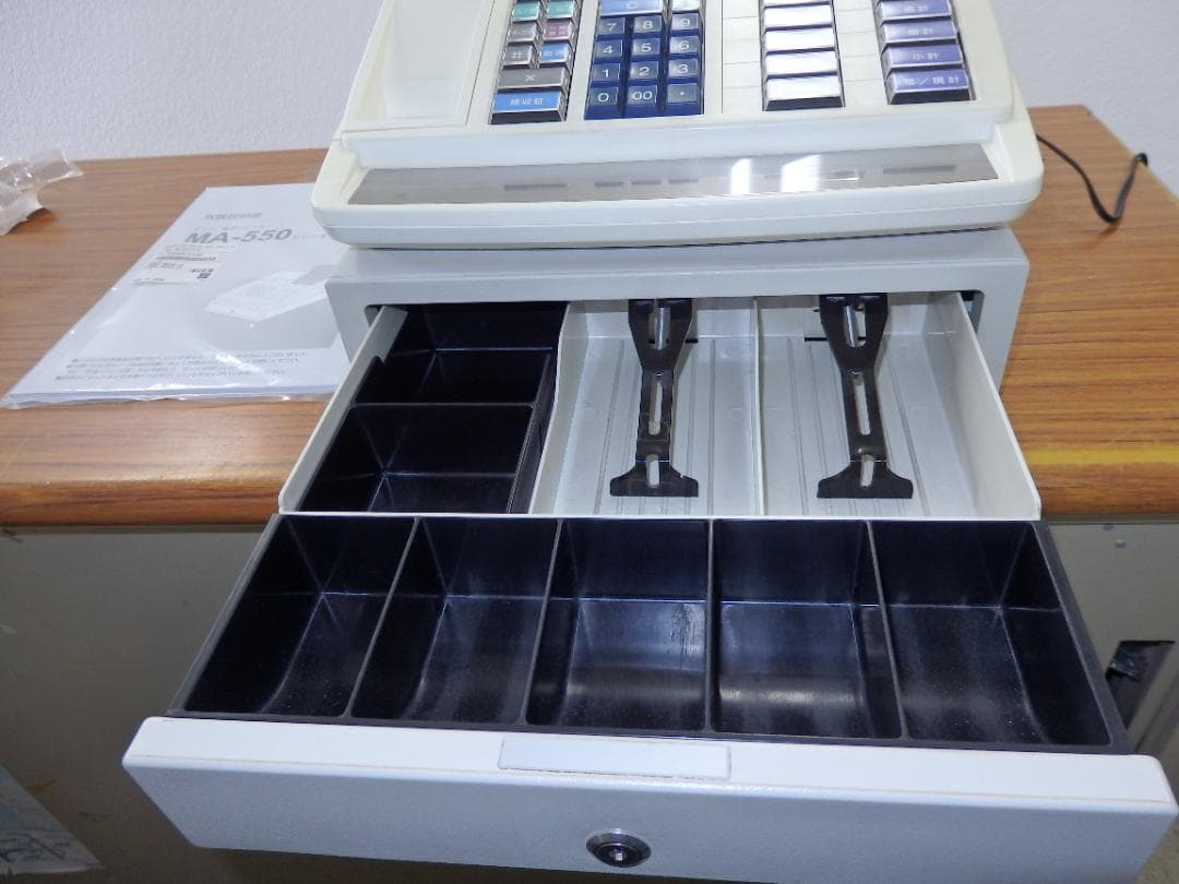 1221白 設定無料 MA-550 レジスター 軽減税率対応　5部門