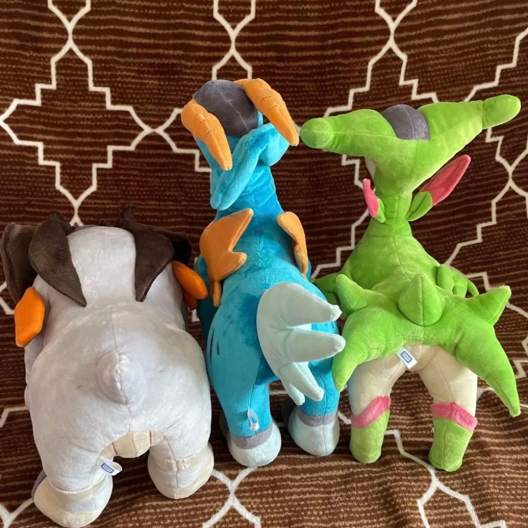 TOMY ぬいぐるみ　ポケモン　テラキオン　コバルオン　ビリジオン　特大