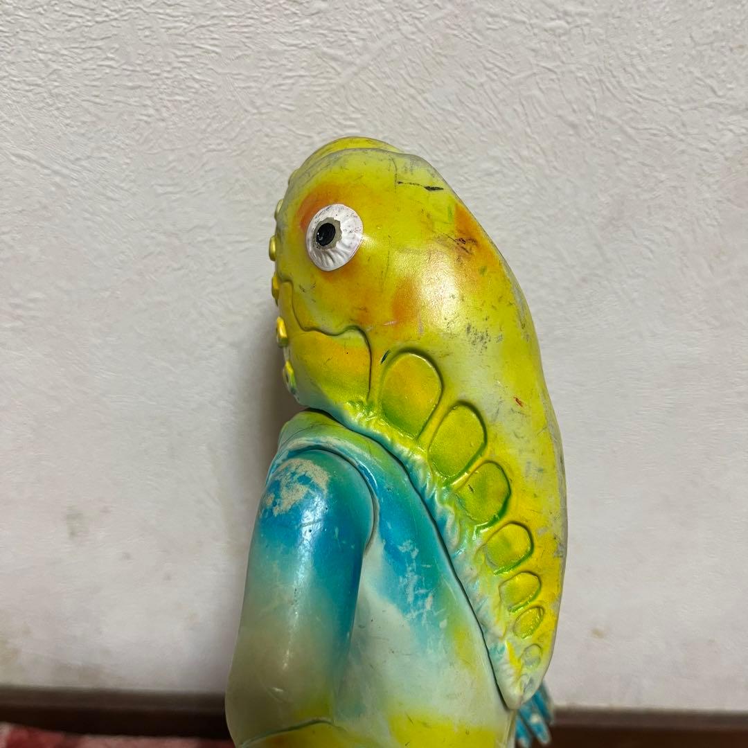 メトロン星人　マルサン　円谷プロ　ソフビ　当時物