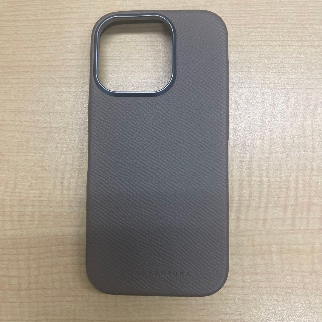BONAVENTURA iPhone 15 Proケース ノービレレザーエトープ