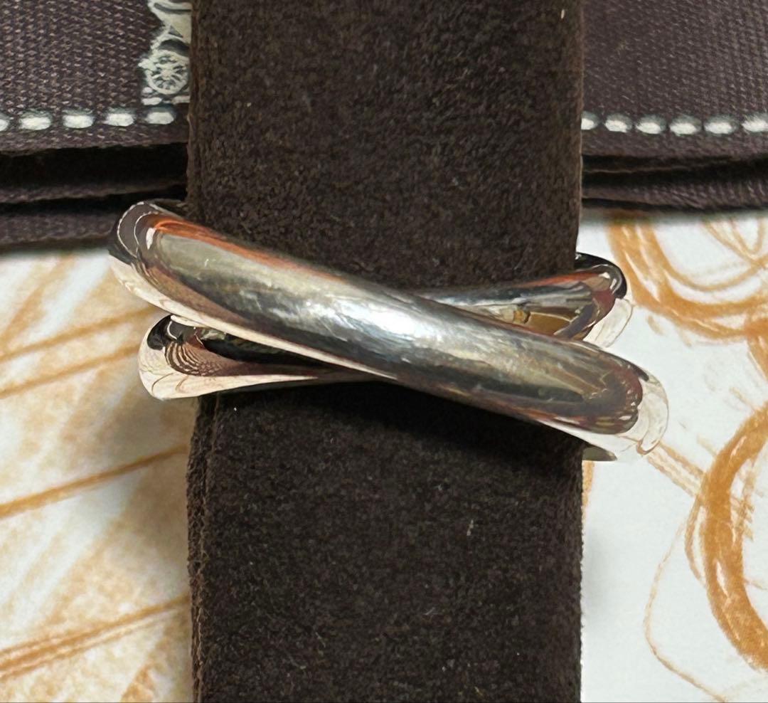HERMES ヴェルティージュリング サイズ54号 シルバー