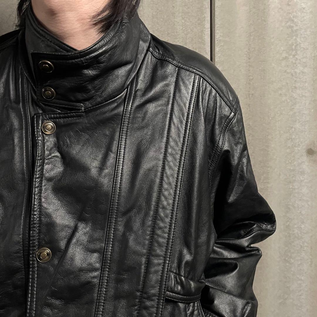 希少 レザー ハリトンジャケット フライトブルゾン ショート丈 archive