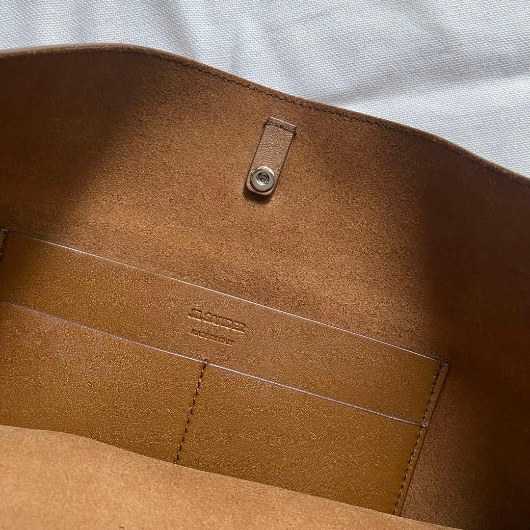 JIL SANDER ジルサンダーのリボンボーダートートバッグ