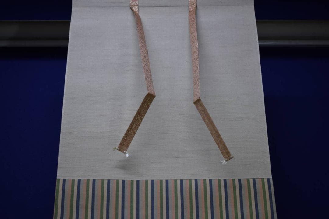 真作/寺田秋/美人画/人物図/金泥/布袋屋掛軸HH-902