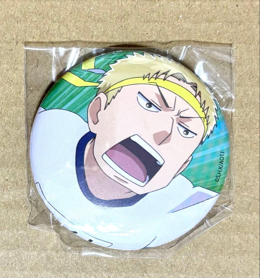 進撃の巨人　ライナー　缶バッジ　巨人中学校