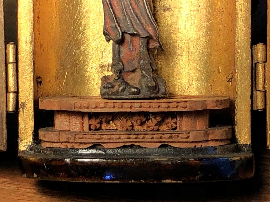 【 厨子入り観音 】　携行仏　江戸～戦前