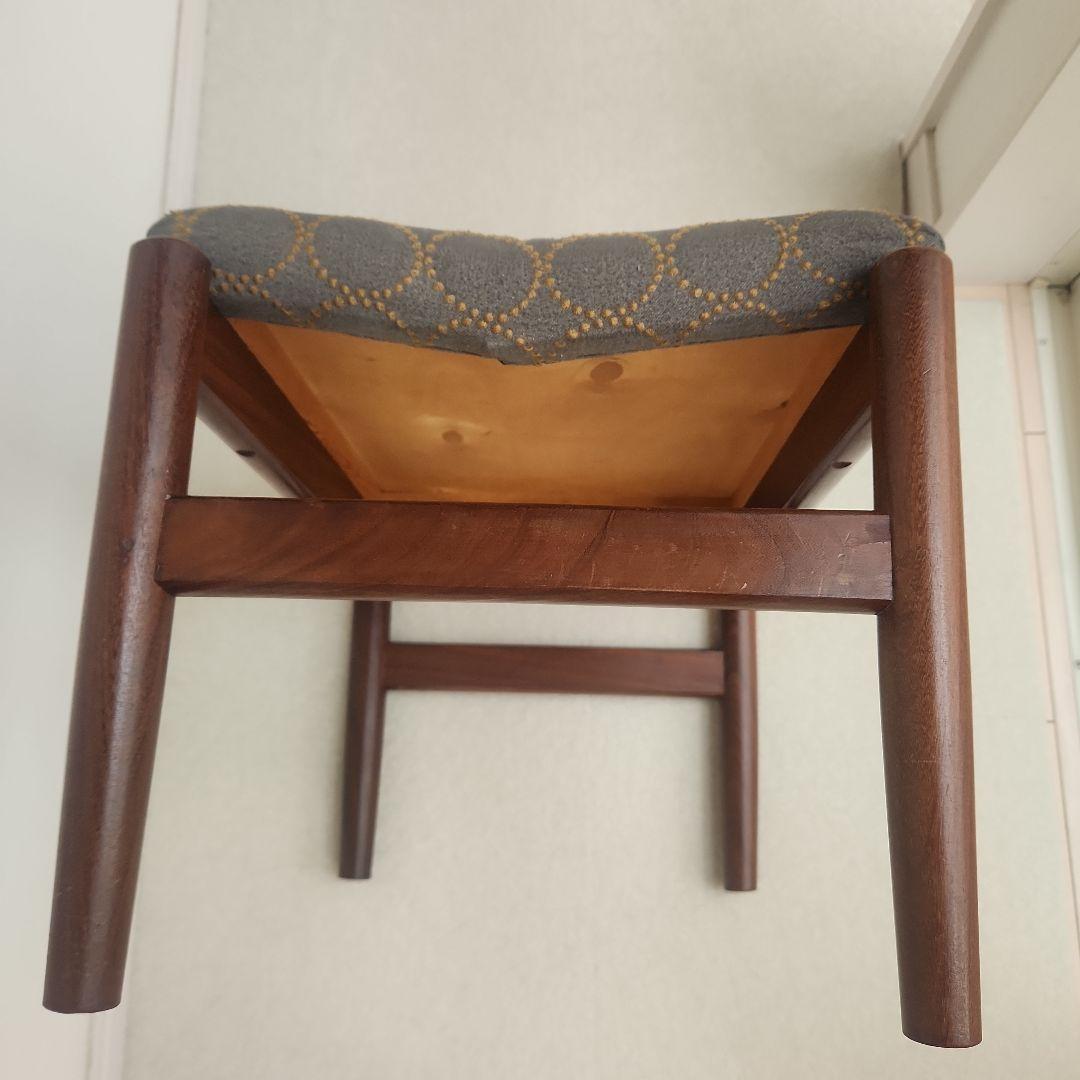 ハルタ家具　ミナペルホネン　オットマン　ビンテージ家具　ウォールナット
