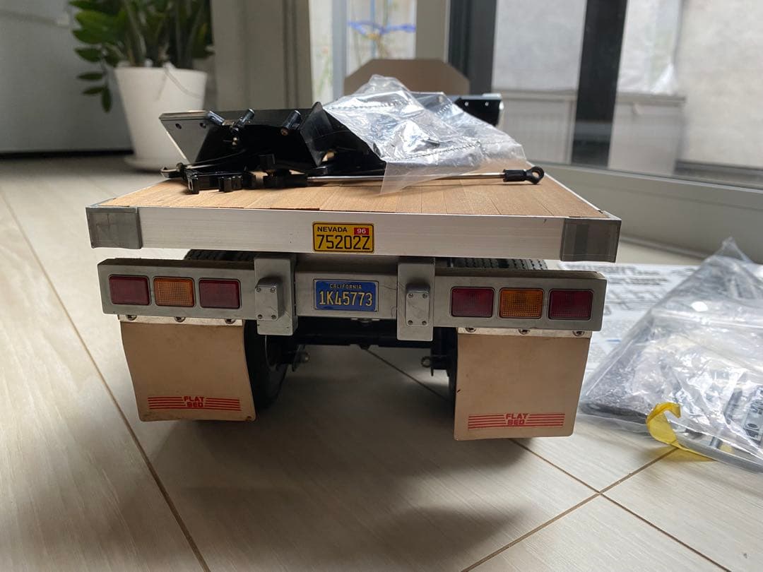 タミヤ 1/14 トレーラー フラットベッド・セミトレーラー パーツ多数