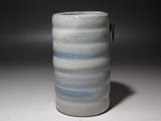 ☆　真葛香斎　刷毛目花入　美しい一品です☆y309