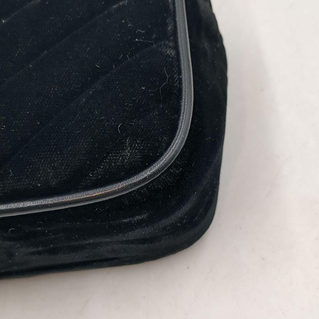 ★極美品 サンローラン ルー ショルダー ベルトバッグ キルティング ベルベット