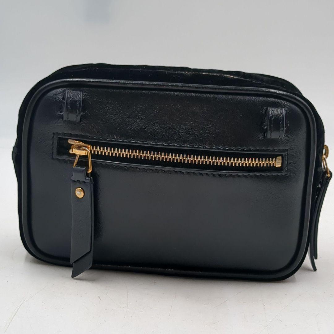 ★極美品 サンローラン ルー ショルダー ベルトバッグ キルティング ベルベット