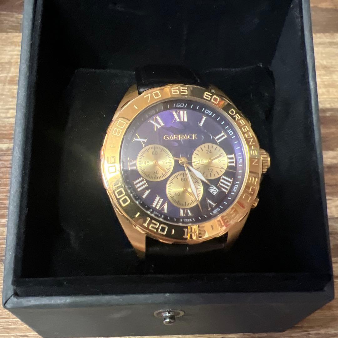 七つの大罪 メリオダス モデル メンズ 腕時計 ブラック　GARRACK