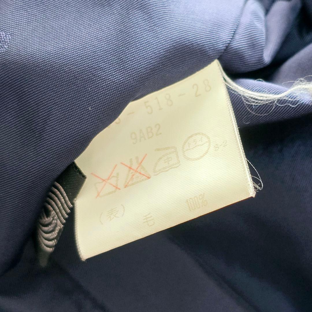 美品✨バーバリーズ 金ボタン カシミヤ ダブル チェスターコート ネイビー L